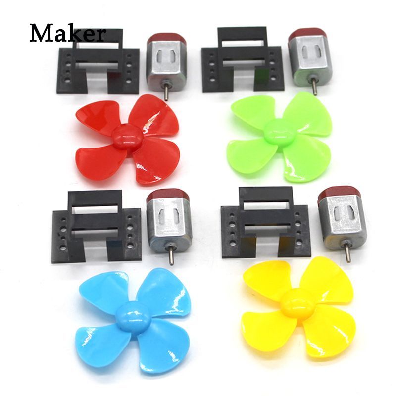 มอเตอร์เกียร์ DC Micro 130 พร้อมใบพัดพัดลม SMAll 3V สําหรับ Arduino DIY ...