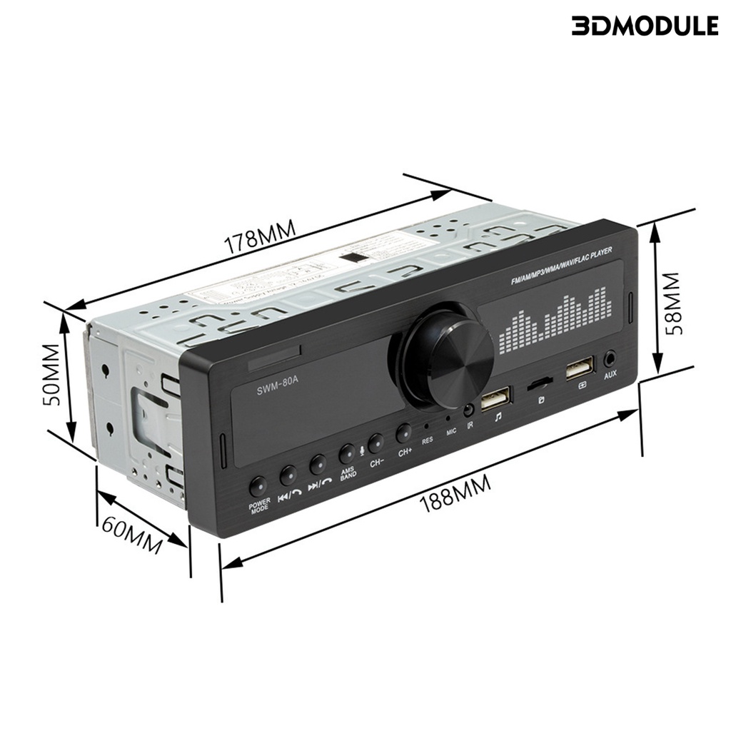 dm-player-เครื่องเล่น-mp3-วิทยุ-fm-บลูทูธ-aux-การ์ด-tf-u-diskswm-80a-แฮนด์ฟรี-usb-คู่-สําหรับรถยนต์