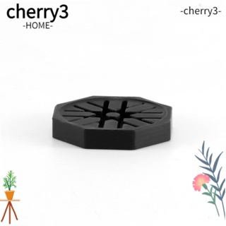 Cherry3 ที่จับที่กรองกาแฟเอสเปรสโซ่ ซิลิโคน ทรงแปดเหลี่ยม สีดํา สําหรับกรองกาแฟ 51 53 58 มม.