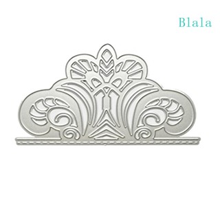 Blala แผ่นแม่แบบโลหะ ฉลุลายนูน สําหรับตกแต่งสมุด การ์ด DIY