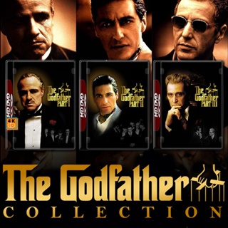 หนัง Bluray ออก ใหม่ The Godfather เดอะ ก็อดฟาเธอร์ ภาค 1-3 Bluray หนัง มาสเตอร์ เสียงไทย (เสียง ไทย/อังกฤษ ซับ ไทย/อังก