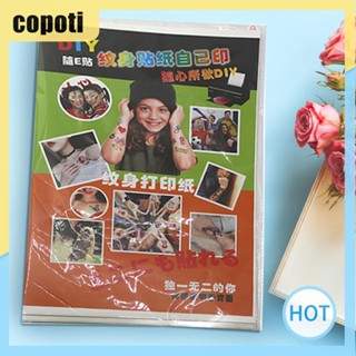 Copoti สติกเกอร์รอยสักชั่วคราว สําหรับติดแขน ผู้หญิง ผู้ชาย ปาร์ตี้