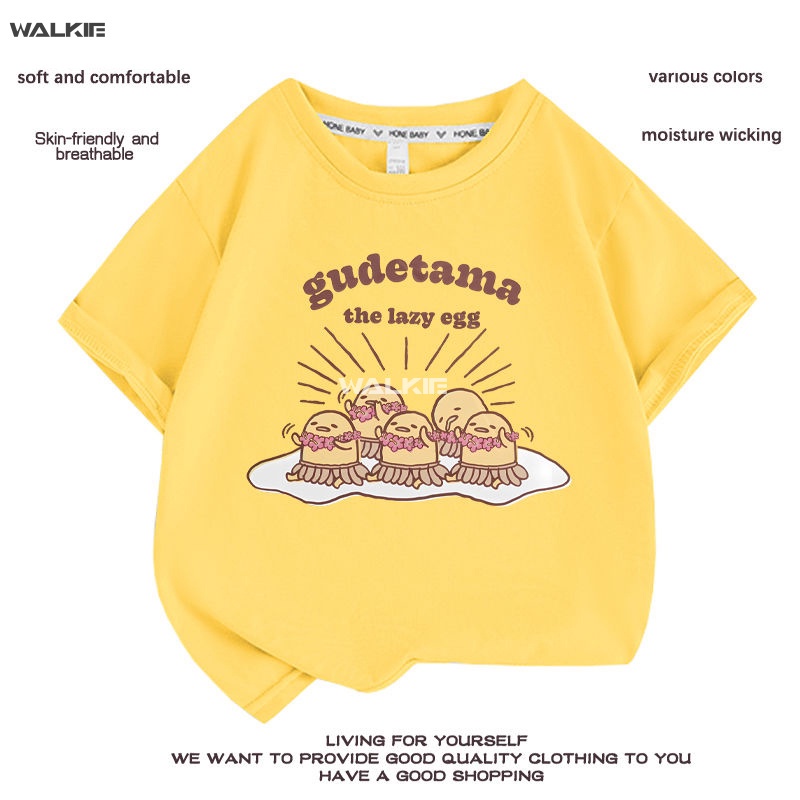 walkie-เสื้อยืดแขนสั้น-พิมพ์ลายการ์ตูนอนิเมะ-sanrios-kawaii-pom-pom-purin-น่ารัก-ทรงหลวม-เหมาะกับของขวัญวันเกิด-แฟชั่นฤด