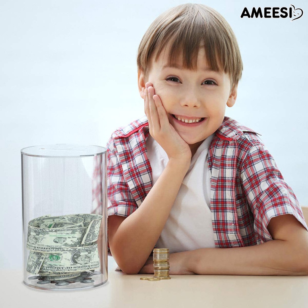 ameesi-กระปุกออมสินอะคริลิคใส-ทรงกระบอก-ขนาดใหญ่-จุของได้เยอะ-ประหยัดเงิน-สําหรับผู้ใหญ่-เด็ก-ของขวัญวันเกิด