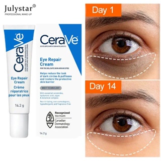 JULYSTAR Cerave Eye Cream Repair Skin Barrier สำหรับรอยคล้ำใต้ตาอาการบวมให้ความชุ่มชื้นไวท์เทนนิ่ง Anti-fine Lines Eye Care 2023