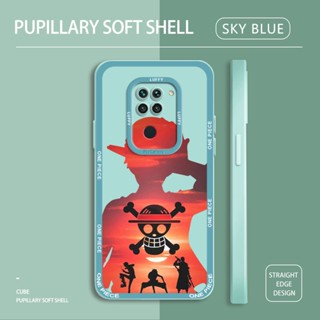 สําหรับ Redmi Note 7 8 9 Pro Max 9S เคสโทรศัพท์มือถือซิลิโคน TPU แบบนิ่ม ลายการ์ตูนลูฟี่ กันกระแทก ป้องกันกล้อง