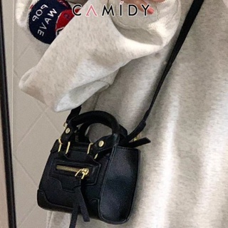Camidy กระเป๋า Messenger ใหม่ของผู้หญิงกระเป๋าใบเล็กที่สวยงามไม่ซ้ำใครออกแบบเฉพาะทุกช่องสาวร้อนกระเป๋ามินิสีดำ