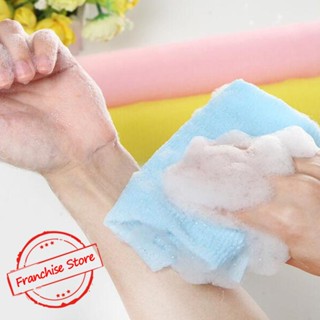 ผ้าขนหนูอาบน้ํา โฟม ไนล่อน นุ่ม แข็งแรง ไม่ถูหลัง สไตล์เกาหลี 30*90 I8R2