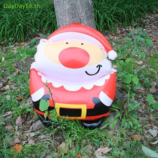 Daydayto ตุ๊กตาหิมะซานตาคลอส PVC เป่าลม สําหรับตกแต่งบ้าน คริสต์มาส เทศกาลปีใหม่