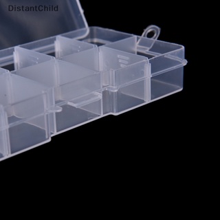 Dsth กล่องพลาสติก 10 ช่อง ปรับได้ สําหรับเก็บเครื่องประดับ ลูกปัด DSS