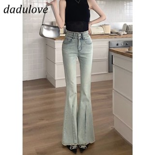 DaDulove💕 New American Ins High Street Stretch Micro Flared Jeans Niche High Waist Wide Leg Pants Trousers