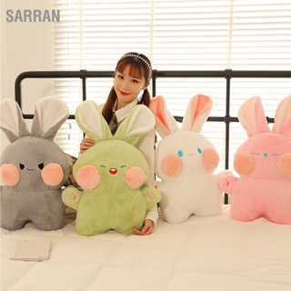  SARRAN ของเล่นตุ๊กตากระต่ายน่ารักนุ่มน่ารักกอดหมอนผ้าฝ้าย PP กระต่ายของเล่นสำหรับเด็กสาวเด็กเด็ก