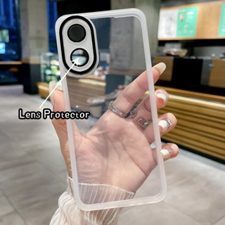 เคสโทรศัพท์มือถือแบบนิ่ม TPU ใส กันกระแทก กันฝุ่น กันรอยกล้อง สําหรับ OPPO A12 A17 A17K A16 A15S A16K A15S A16S A35 A5S A7 A3S A12E A78 5G