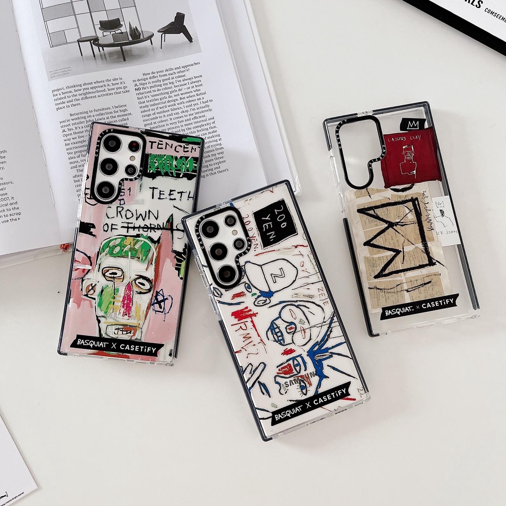 เคสโทรศัพท์มือถือ-tpu-กันกระแทก-ลายกราฟฟิตี้-สร้างสรรค์-สําหรับ-samsung-s23-s23-ultra-s22-s21-plus-s22-ultra