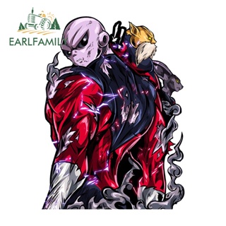 Earlfamily สติกเกอร์ไวนิล ลายอนิเมะ Dragon Ball 13 ซม. x 9.6 ซม. สําหรับติดตกแต่งรถยนต์ หมวกกันน็อค