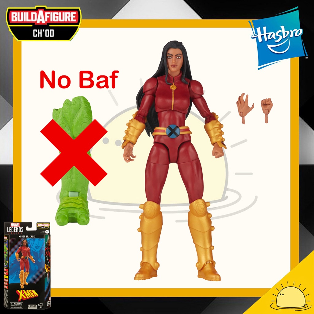 Hasbro Marvel Legends Series Baf CH'OD: Monet St. Croix X-Men 6 inch ...