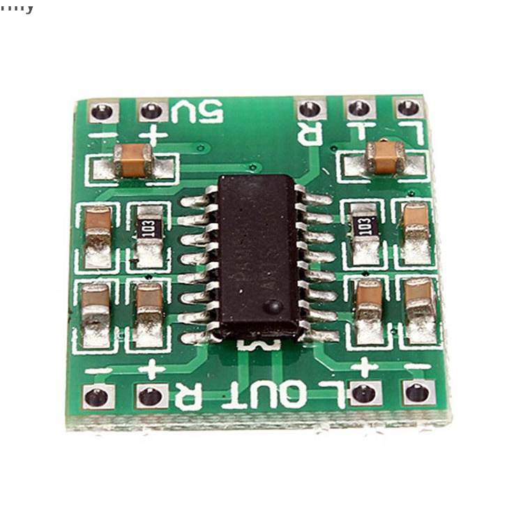 บอร์ดโมดูลขยายเสียงดิจิทัล-dc-5v-class-d-2-3w-usb-power-mini-pam8403