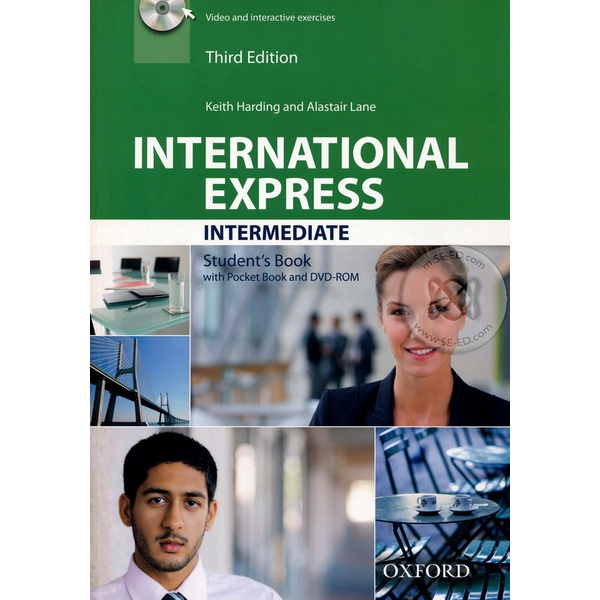 bundanjai-หนังสือ-international-express-3rd-ed-intermediate-students-book-dvd-p