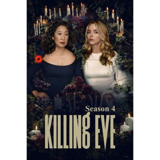 DVD Killing Eve Season 4 (2022) พลิกเกมล่า แก้วตาทรชน ปี 4 (8 ตอน) (เสียง ไทย | ซับ ไม่มี) DVD