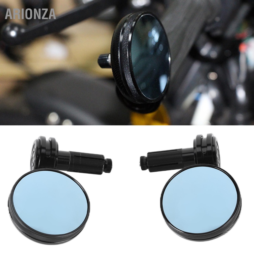 arionza-คู่กระจกมองหลังรถจักรยานยนต์รอบ-retro-22mm-สกรู-universal-fit-สำหรับ-street-bikes-chopper-cruiser