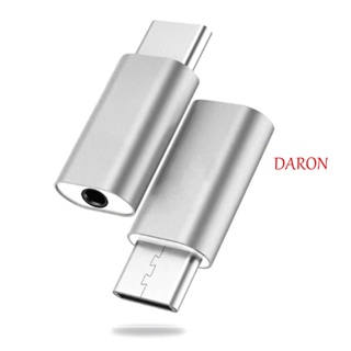 Daron อะแดปเตอร์เชื่อมต่อหูฟัง Type C USB Type-C สําหรับลําโพง