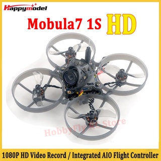 Happymodel Mobula7 โดรนบังคับ FPV ไร้แปรงถ่าน 1S HD 75 มม. 1080P HD Gyroflow X12 RunCam Split3-Lite ELRS FRSKY FPV Tinywhoop