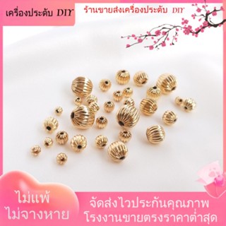 💖เครื่องประดับ DIY ขายส่ง💖ลูกปัดทอง 14K รูปฟักทอง แตงโม แฮนด์เมด DIY สําหรับทําเครื่องประดับ[ลูกปัด/จี้/สร้อยคอ/สร้อยข้อมือ/กําไลข้อมือ/ต่างหู]