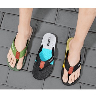 รองเท้าแตะลำลองผู้ชาย Flip Flops สวมใส่สบาย มีหลายสีให้เลือก