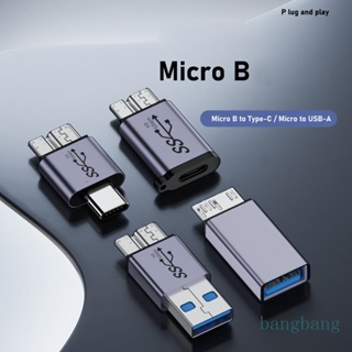 Bang อะแดปเตอร์เชื่อมต่อข้อมูล Type C USB 3 0 ตัวผู้ ตัวเมีย เป็น MicroB 10Gbps