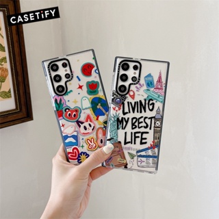 Living My Best Life CASETiFY เคสโทรศัพท์มือถือแบบใส ลาย My Best Life สําหรับ Samsung Galaxy S20 S21 S22 S23 Ultra S20+ S21+ S22+ S23 Plus