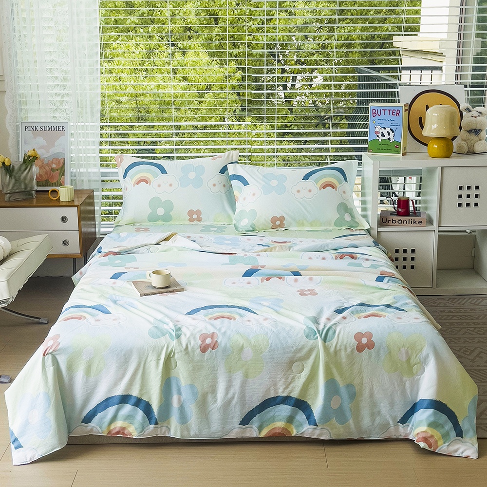 ผ้าปูที่นอน รัดมุม360องศา 12 นิ้ว Bed Sheet นุ่มมาก Comfort ผ้านวม