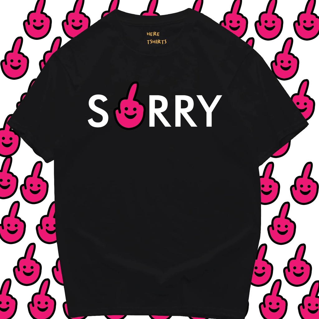 พร้อมส่ง-พร้อมส่ง-เสื้อ-sorry-cotton-100-มีทั้งทรงปกติและ-t-shirt