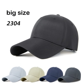 หมวกเบสบอล หมวกกีฬา หมวกลําลอง ระบายอากาศ ขนาดใหญ่ สีพื้น คลาสสิก ฤดูร้อน