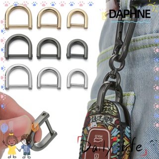 Daphne อุปกรณ์เสริมสกรูเปิดกระเป๋า D Ring D D Ring สําหรับกระเป๋าหนังหลากสี