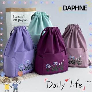 Daphne กระเป๋าเป้สะพายหลัง หูรูด กันน้ํา แบบนิ่ม สําหรับผู้หญิง