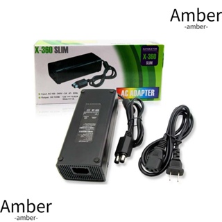 Amber เกมคอนโซล สําหรับ XBox 360 SLIM|อะแดปเตอร์ AC ที่มีประสิทธิภาพ สําหรับคอนโซล XBox 360 SLIM