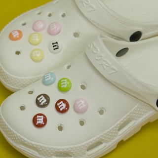 Crocs Jibbitz M&amp;M Grace ชุดปุ่มกดรองเท้า DIY