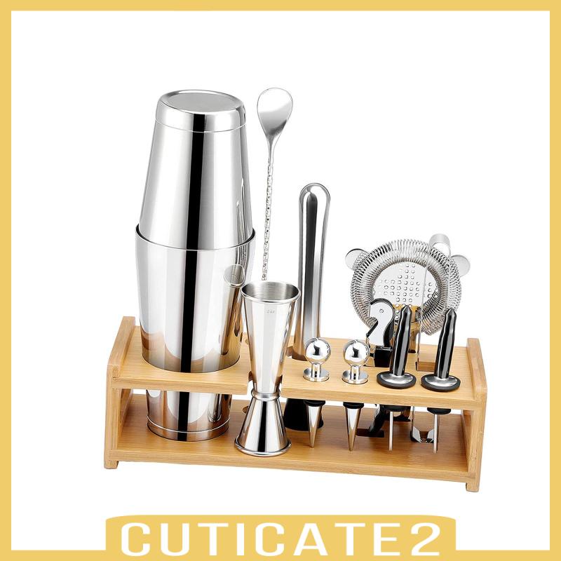 cuticate2-ชุดเครื่องปั่นเครื่องดื่มค็อกเทล-สําหรับบาร์เทนเดอร์-16-ชิ้น