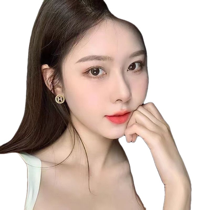 hongxinjie-ต่างหู-เงินแท้ต่างหู-1-บาท-ส่ง-ฟรี-2023-hotsale-เทรนด์แฟชั่น-ความเรียบง่ายในบรรยากาศ-080331