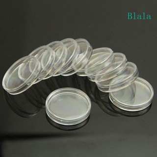 Blala กล่องพลาสติกใส ทรงกลม 38 มม. 10 ชิ้น