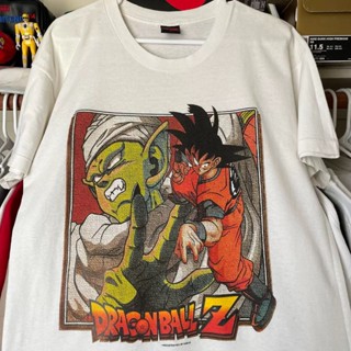 ราคาถูก Dragon Ball ฤดูร้อนอะนิเมะผ้าฝ้ายแท้แขนสั้นสีขาวผู้ชายและผู้หญิงเสื้อยืดขนาดใหญ่ขายร้อน เสื้อคู่