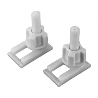 Toilet Hinge Screws And Bottom Plastic Rectangle Toilet Lid Hinge Screw Top 2PCS