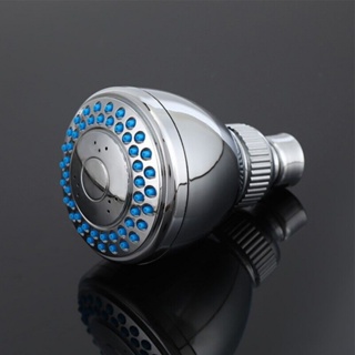 Lightweight ABS Shower Head with Shiny Finish No Tools Required for Installation