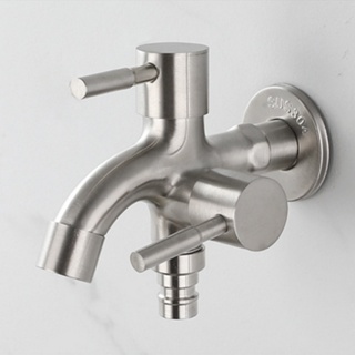 Two Way Tap SUS304 Stainless Steel Tap Dual Use 1PC For Washing Machine