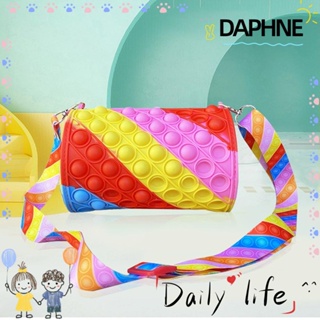 Daphne ของเล่นฟิดเจ็ต Pop Fidget คลายเครียด ​กระเป๋าถือ กระเป๋าเป้สะพายหลัง คลายเครียด สีรุ้ง