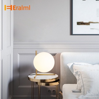 Eralml โคมไฟตั้งโต๊ะ LED ทรงกลม สไตล์ยุโรป สําหรับตกแต่งบ้าน