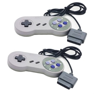 ตัวควบคุม แบบเปลี่ยน สําหรับคอนโซลระบบ Super Nintendo SNES SNS-005 2 ชิ้น