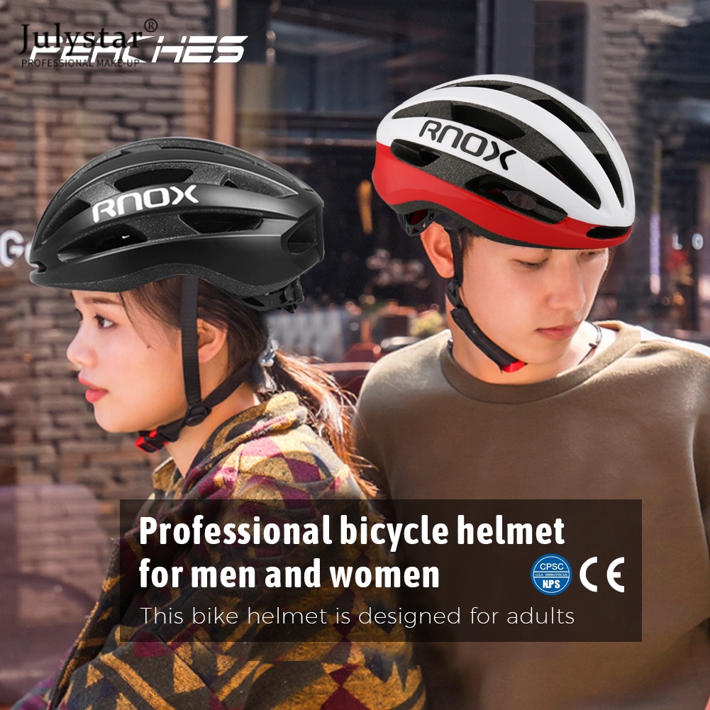 julystar-rnox-one-piece-road-bike-helmet-unisex-professional-หมวกกันน็อคจักรยานจักรยาน-mountain-road-cycling-helmet