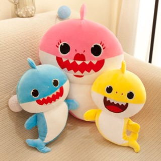 Spot seconds# Cross-border cute shark baby doll plush toy marine animal pillow childrens doll birthday gift 8.cc