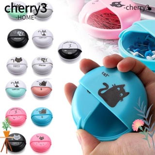 Cherry3 กล่องเก็บสายหูฟัง แบบแข็ง หมุนได้